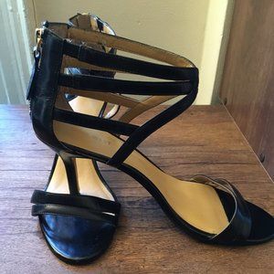 Nine West, Black Strappy Sandals - image 1